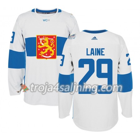 Finland tröja Patrik Laine 29 World Cup i ishockey 2016 Vit Premier - NHL Tröjor Herr